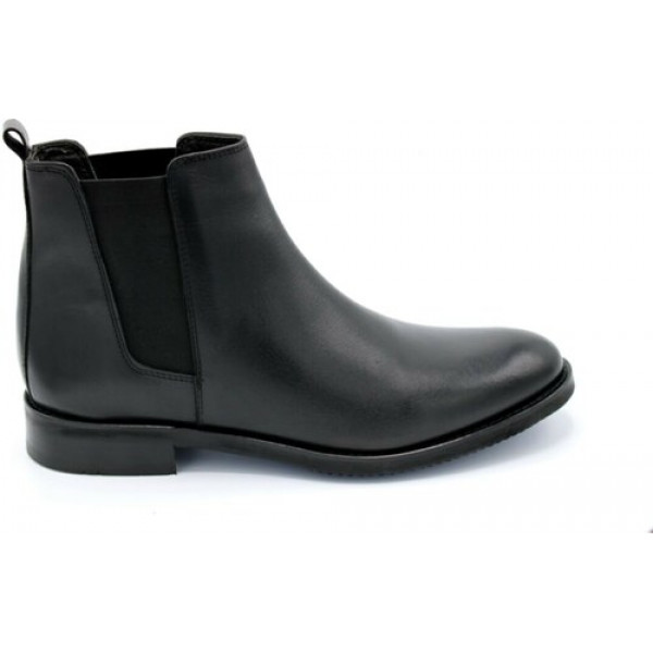 Özel Erkek Deri Bot Siyah